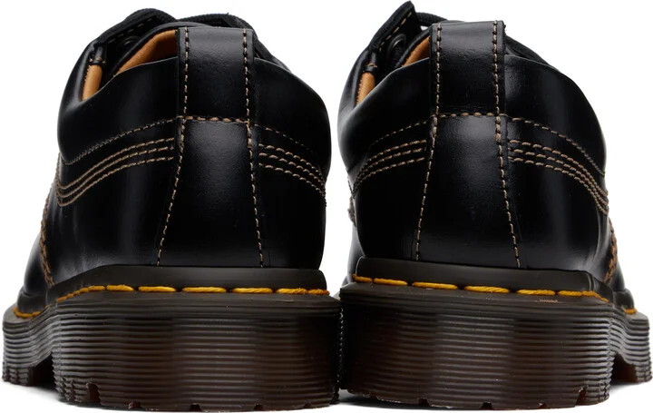 Dr. Martens Black Lowell Leather Moc Toe Derbys - Image 2