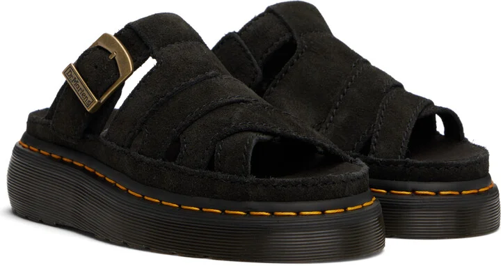 Dr. Martens Black Maxxy Slide Sandals - Image 4