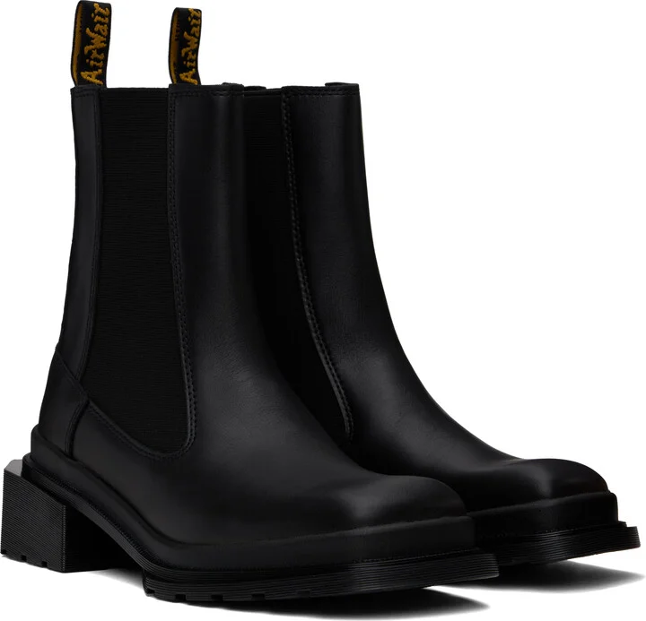 Dr. Martens Black Maybole Square Toe Chelsea Boots - Image 4