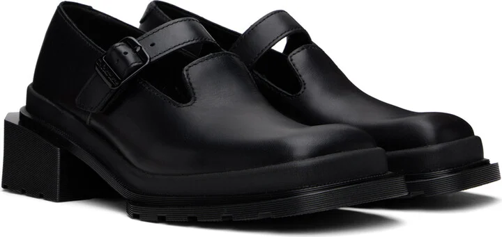 Dr. Martens Black Maybole Square Toe Mary Jane Heels - Image 4