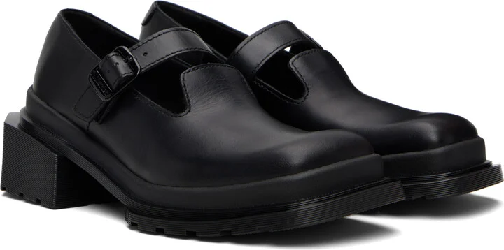 Dr. Martens Black Maybole Square Toe Mary Jane Heels - Image 4