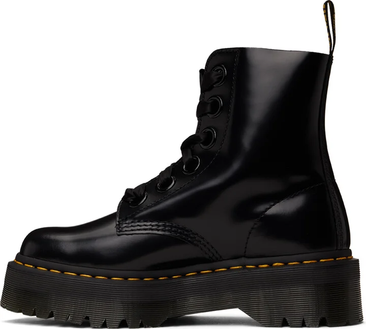 Dr. Martens Black Molly Boots - Image 3