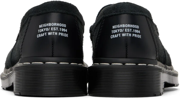 Dr. Martens Black NEIGHBORHOOD Edition Penton NBHD Loafers - Image 2