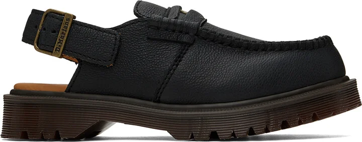 Dr. Martens Black Penton Slingback Loafers