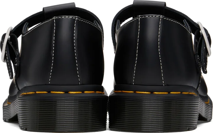 Dr. Martens Black Polley Flower Loafers - Image 2
