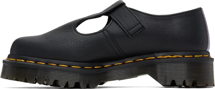 Dr. Martens Black Polley Heart Mary Jane Monkstraps - Image 3