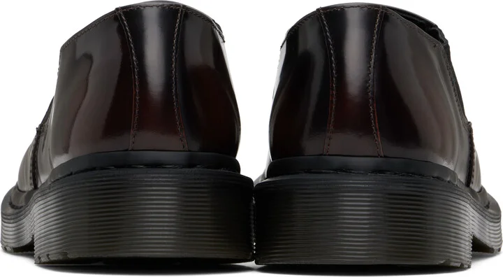 Dr. Martens Black & Red Louis Arcadia Leather Slip-on Loafers - Image 2