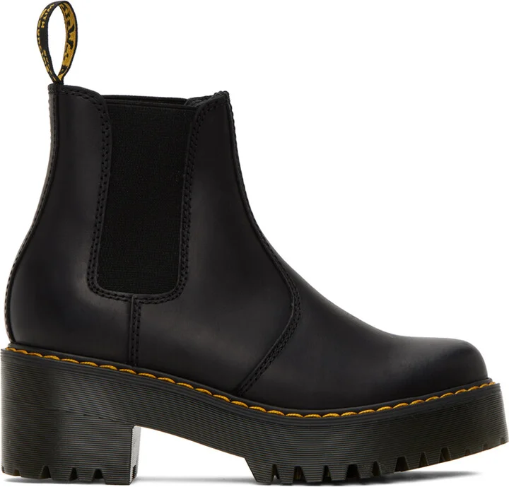 Dr. Martens Black Rometty Chelsea Boots