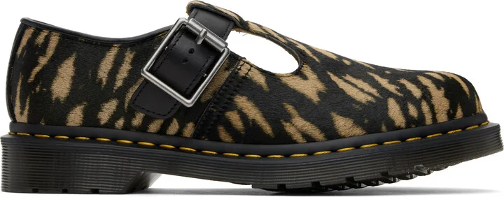 Dr. Martens Black T-Bar Loafers