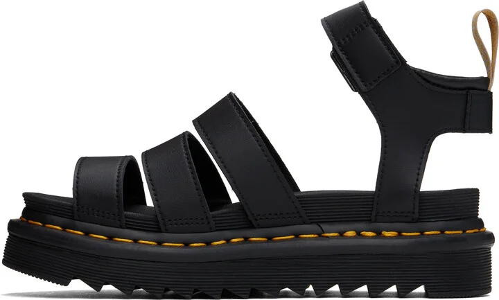 Dr. Martens Black Vegan Blaire Gladiator Sandals - Image 3