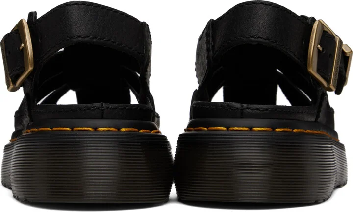 Dr. Martens Black Wrenlie Sandals - Image 2