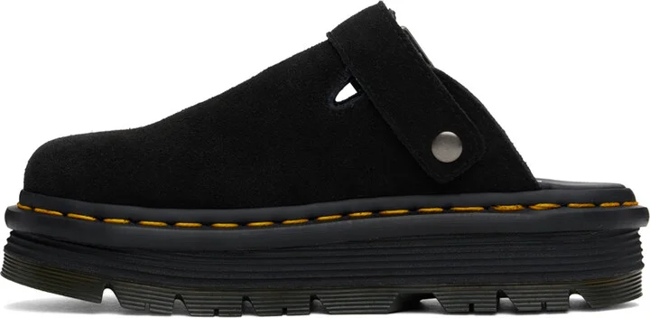 Dr. Martens Black ZebZag Mules - Image 3