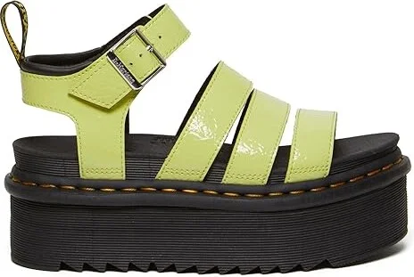 Dr. Martens Blaire Quad Women's Shoes Lime Green : UK 4 (US Women's 6) M, Leather - Image 4