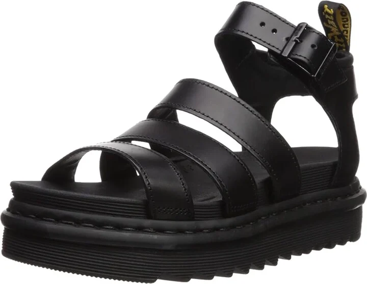 Dr. Martens Blaire Women's Sandals Black Brando : UK 3 (US Women's 5) M, Leather - Image 2