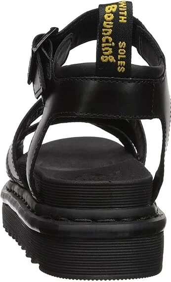 Dr. Martens Blaire Women's Sandals Black Brando : UK 3 (US Women's 5) M, Leather - Image 5