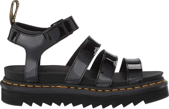 Dr. Martens Blaire Women's Sandals Black Patent Lamper : UK 4 (US Women's 6) M, Leather - Image 8