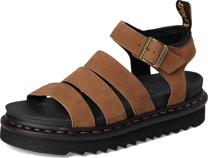 Dr. Martens Blaire Women's Sandals Desert Brown : UK 6 (US Women's 8) M, Leather - Image 5