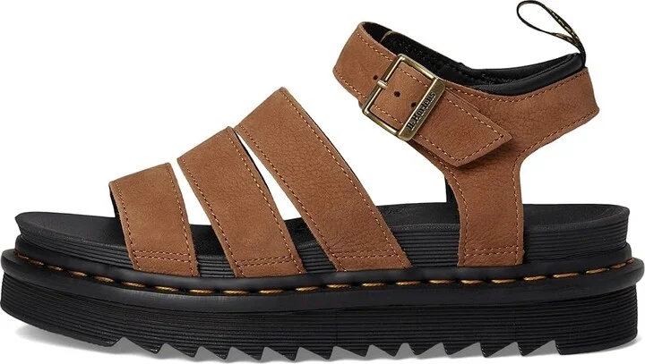 Dr. Martens Blaire Women's Sandals Desert Brown : UK 6 (US Women's 8) M, Leather - Image 6