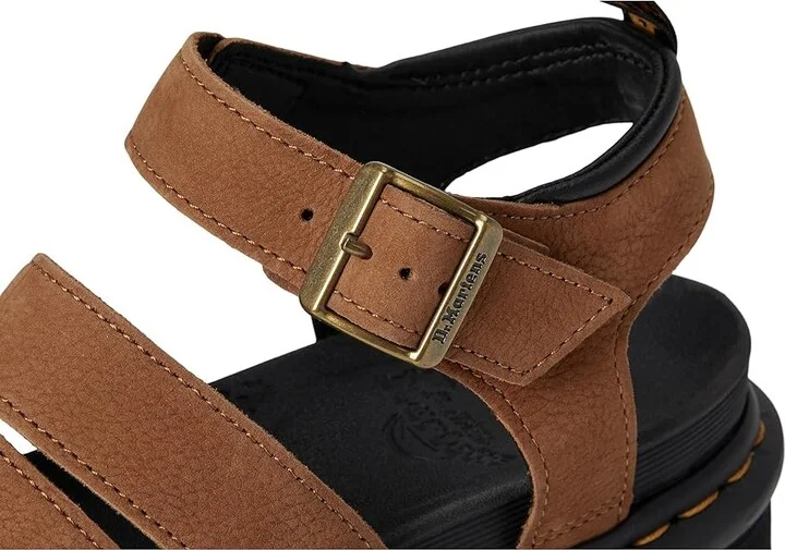Dr. Martens Blaire Women's Sandals Desert Brown : UK 6 (US Women's 8) M, Leather - Image 7