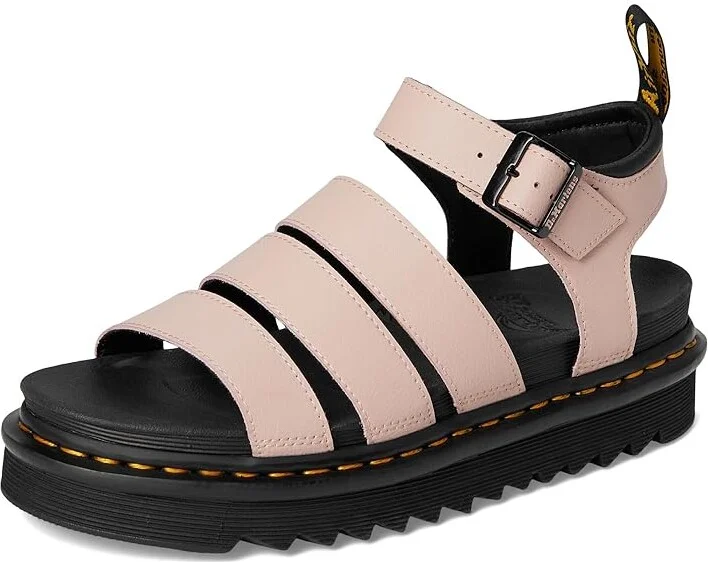 Dr. Martens Blaire Women's Sandals Powder Pink : UK 4 (US Women's 6) M, Leather - Image 5