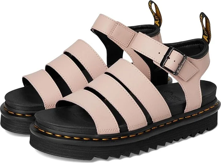 Dr. Martens Blaire Women's Sandals Powder Pink : UK 4 (US Women's 6) M, Leather