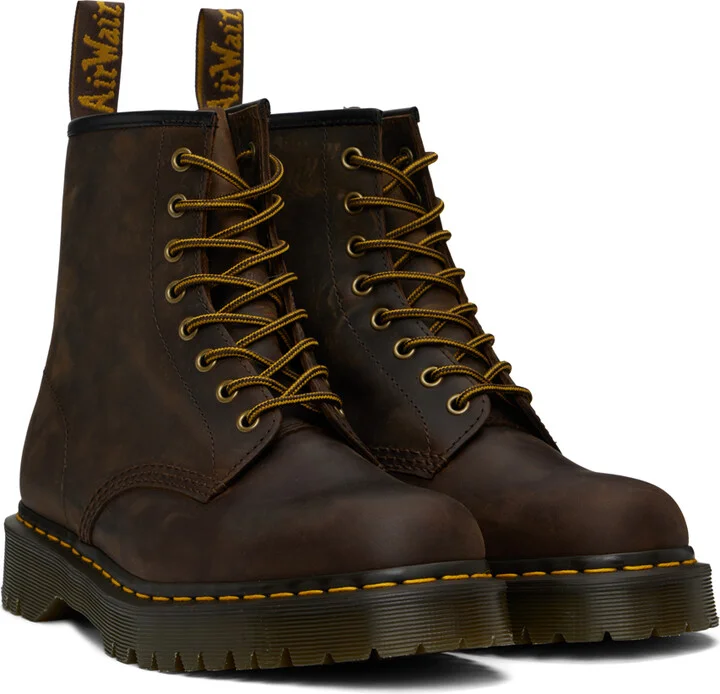 Dr. Martens Brown 1460 Bex Boots - Image 4