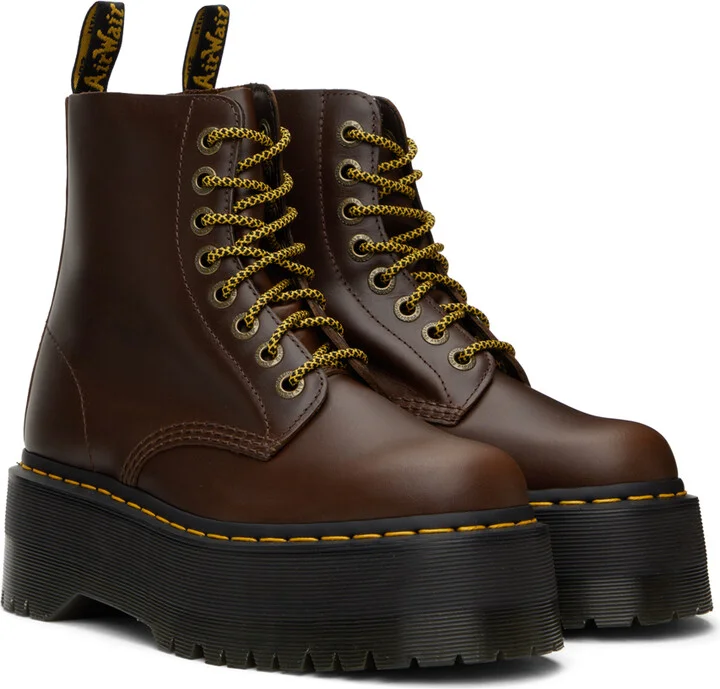 Dr. Martens Brown 1460 Pascal Max Boots - Image 4