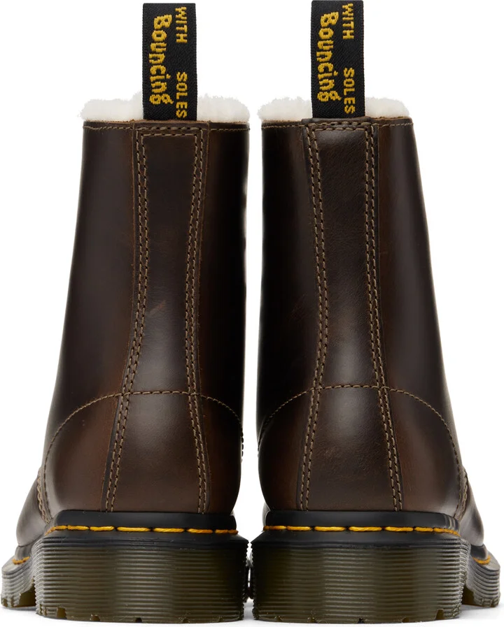 Dr. Martens Brown 1460 Pascal Serena Boots - Image 2