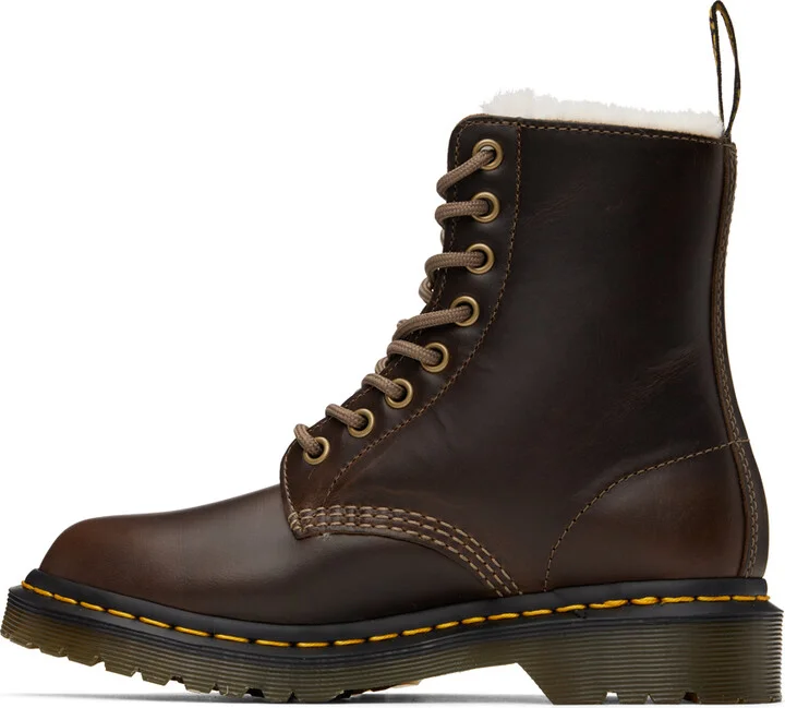 Dr. Martens Brown 1460 Pascal Serena Boots - Image 3