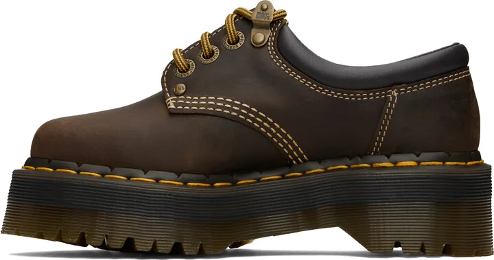 Dr. Martens Brown 8053 Arc Platform Derbys - Image 3