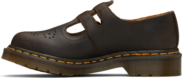 Dr. Martens Brown 8065 Leather Mary Jane Loafers - Image 3