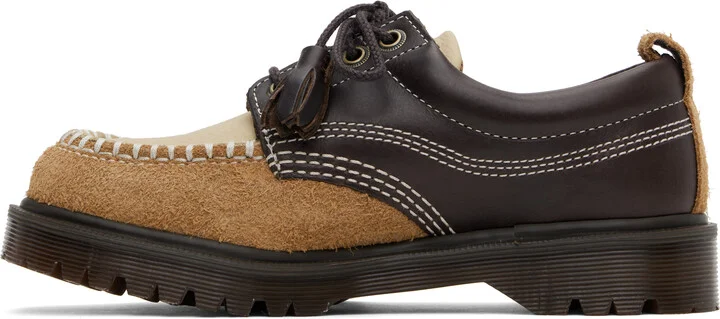 Dr. Martens Brown & Beige Lowell Derbys - Image 3