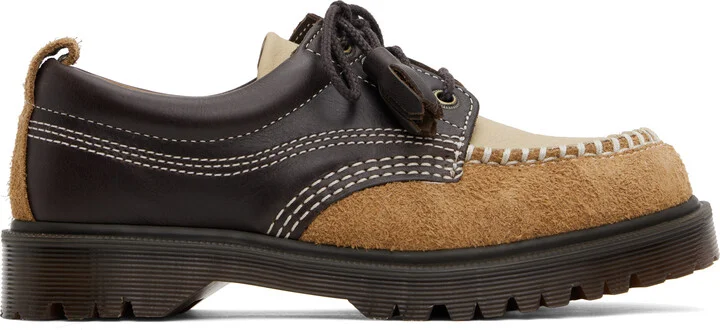 Dr. Martens Brown & Beige Lowell Derbys