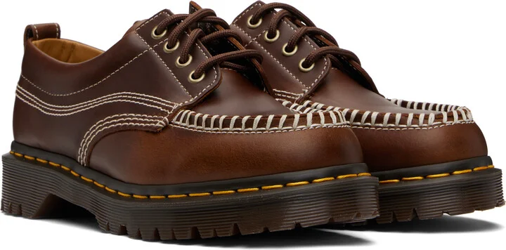 Dr. Martens Brown Orleans Leather Lowell Derbys - Image 4