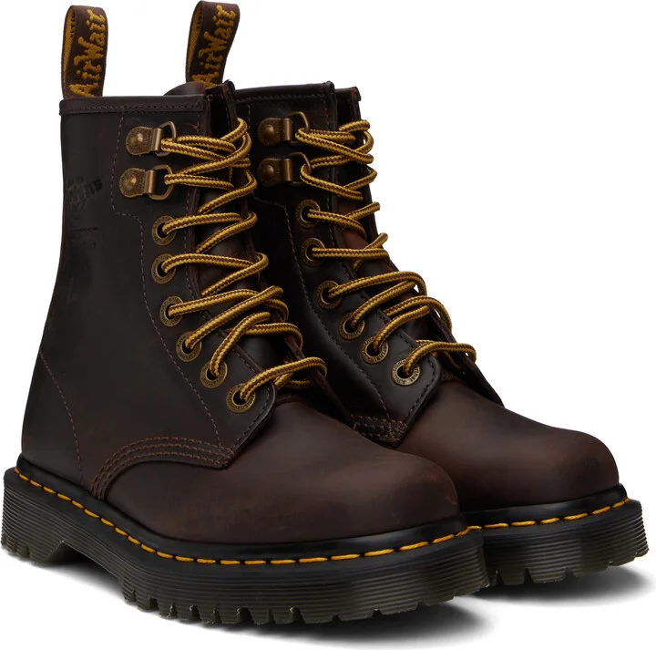 Dr. Martens Brown thisisneverthat Edition 1460 Tint Boots - Image 4