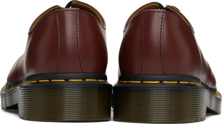 Dr. Martens Burgundy 1461 Smooth Leather Derbys - Image 2