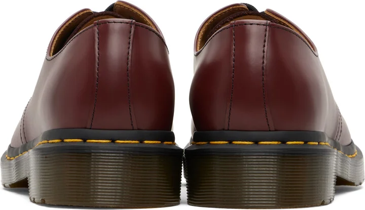 Dr. Martens Burgundy 1461 Smooth Leather Oxford Derbys - Image 2