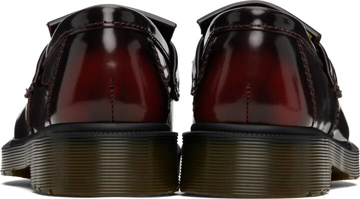 Dr. Martens Burgundy Adrian Tassel Loafers - Image 2