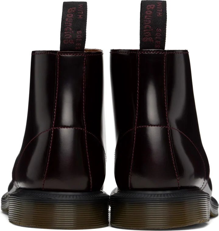 Dr. Martens Burgundy Emmeline Arcadia Lace Up Boots - Image 2