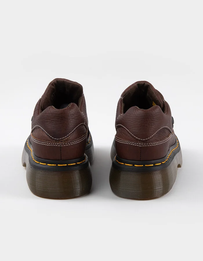DR. MARTENS Buzz 5-Eye Womens Grizzly Leather Shoes - Image 4