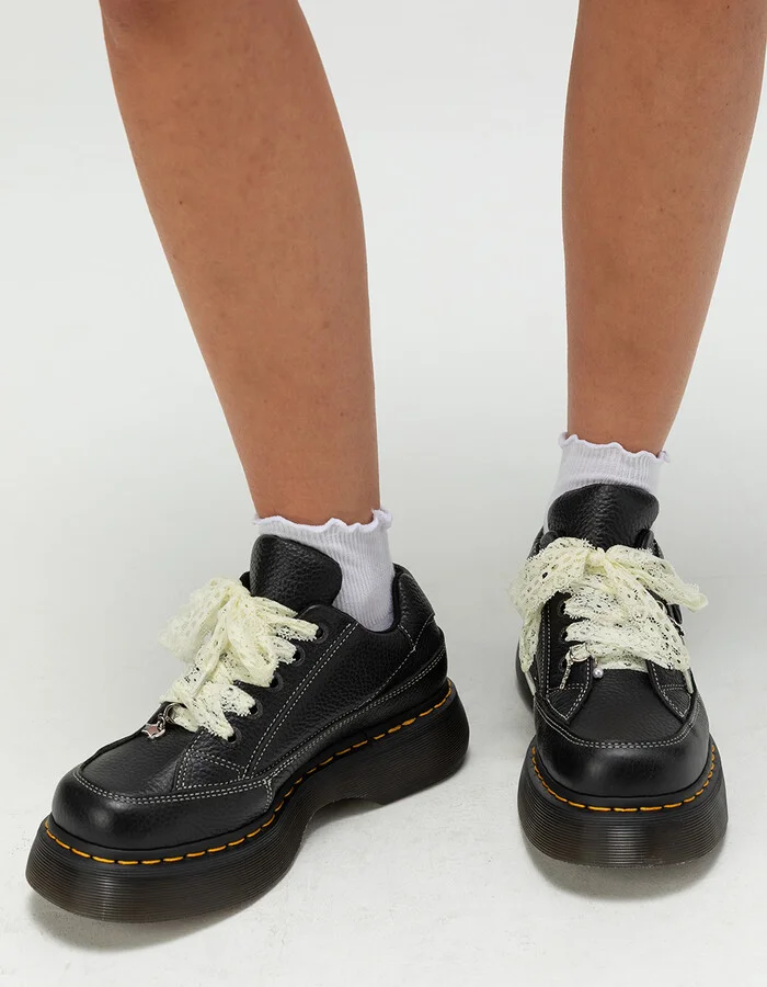 DR. MARTENS Buzz 5-Eye Womens Milled Nappa Leather Shoes - Image 2