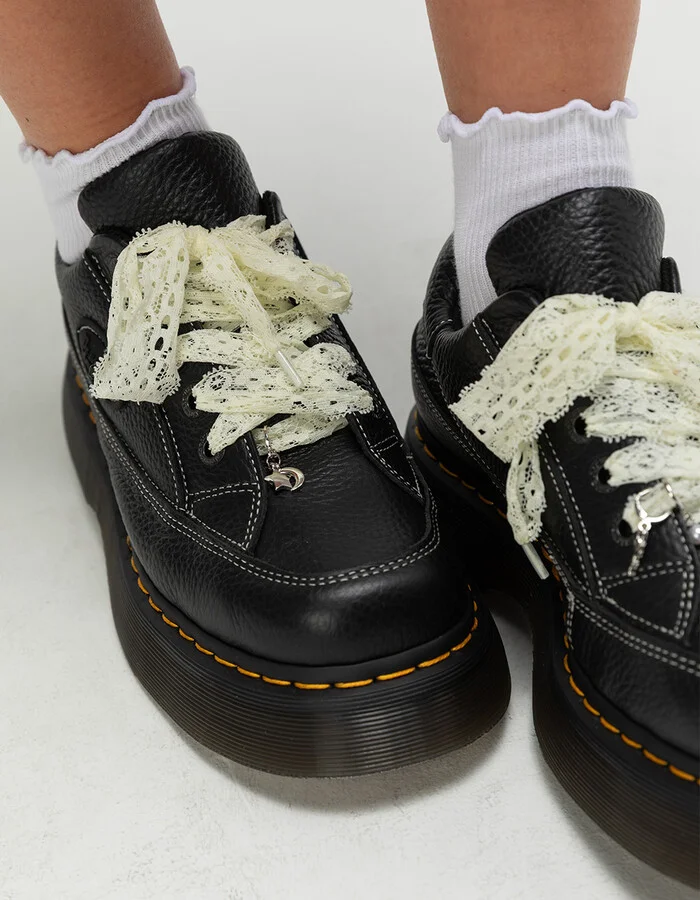 DR. MARTENS Buzz 5-Eye Womens Milled Nappa Leather Shoes - Image 8