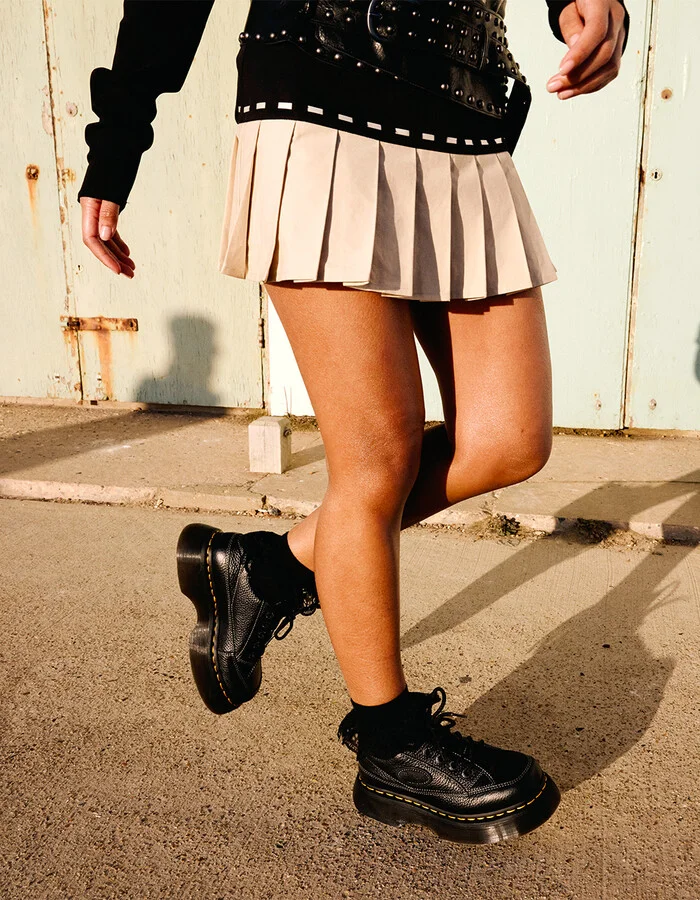 DR. MARTENS Buzz 5-Eye Womens Milled Nappa Leather Shoes - Image 10