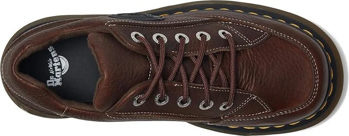 Dr. Martens Buzz 5-Eye Women's Shoes Dark Brown : UK 9 (US Women's 11) M, Leather/Nappa - Image 2