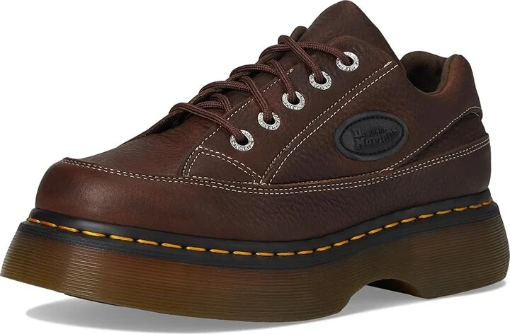 Dr. Martens Buzz 5-Eye Women's Shoes Dark Brown : UK 9 (US Women's 11) M, Leather/Nappa - Image 5