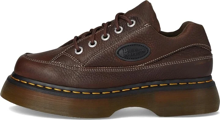 Dr. Martens Buzz 5-Eye Women's Shoes Dark Brown : UK 9 (US Women's 11) M, Leather/Nappa - Image 6