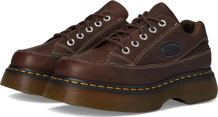 Dr. Martens Buzz 5-Eye Women's Shoes Dark Brown : UK 9 (US Women's 11) M, Leather/Nappa