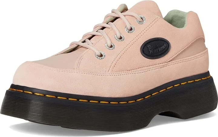 Dr. Martens Buzz 5-Eye Women's Shoes Powder Pink : UK 5 (US Women's 7) M, Leather/Nappa - Image 5