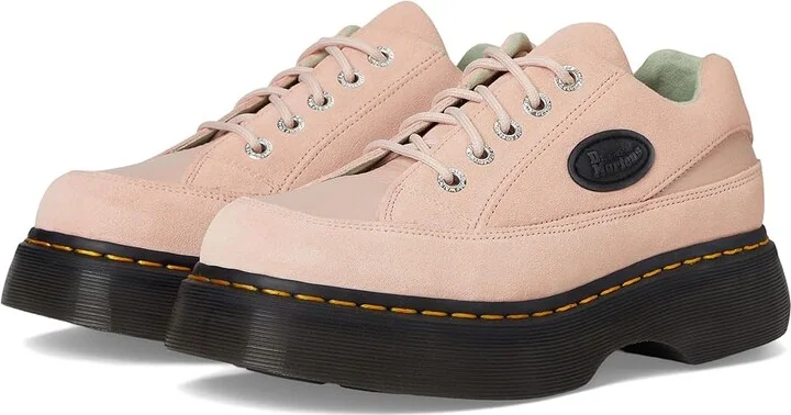 Dr. Martens Buzz 5-Eye Women's Shoes Powder Pink : UK 5 (US Women's 7) M, Leather/Nappa