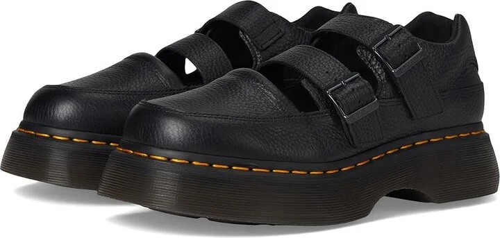 Dr. Martens Buzz Mary Jane Women's Shoes Black : UK 7 (US Women's 9) M, Leather/Nappa